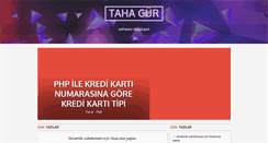 Desktop Screenshot of blog.tahagur.com